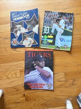 Detroit Tigers Magazines Trio, 1977, 2005, & 2013